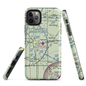 Oswego Municipal Airport (K67) VFR Sectional  Tough iPhone Case