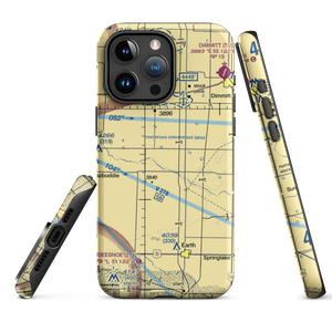 Ott Farms Airport (7TS8) VFR Sectional  Tough iPhone Case