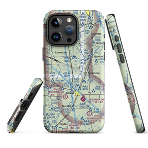 Ott's Landing Airport (0FA1) VFR Sectional  Tough iPhone Case