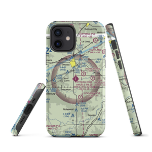 Ottawa Municipal Airport (OWI) VFR Sectional  Tough iPhone Case