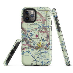 Ottumwa Regional Airport (OTM) VFR Sectional  Tough iPhone Case