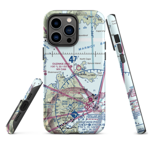 Ouzinkie Airport (4K5) VFR Sectional  Tough iPhone Case