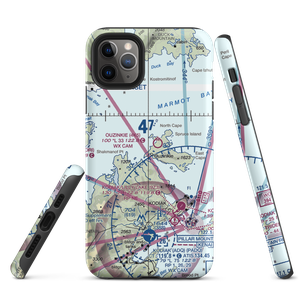 Ouzinkie Airport (4K5) VFR Sectional  Tough iPhone Case