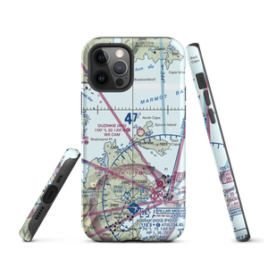 Ouzinkie Airport (4K5) VFR Sectional  Tough iPhone Case