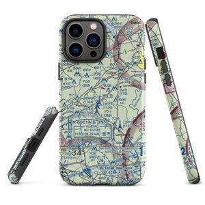 Over the Hill Airport (12SC) VFR Sectional  Tough iPhone Case