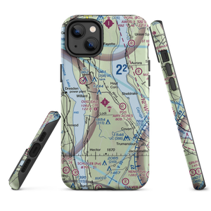 Ovid Airport (D82) VFR Sectional  Tough iPhone Case
