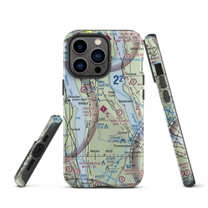 Ovid Airport (D82) VFR Sectional  Tough iPhone Case