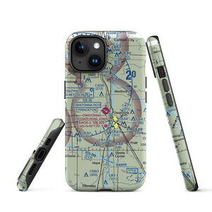 Owatonna Degner Regional Airport (OWA) VFR Sectional  Tough iPhone Case