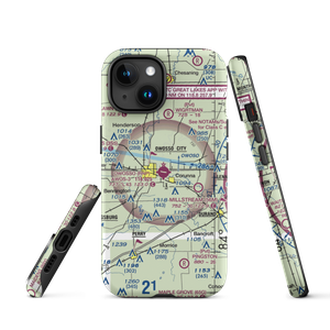 Owosso Community Airport (RNP) VFR Sectional  Tough iPhone Case
