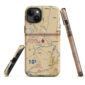 Owyhee Airport (10U) VFR Sectional  Tough iPhone Case