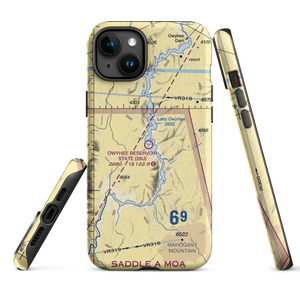 Owyhee Reservoir State Airport (28U) VFR Sectional  Tough iPhone Case