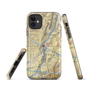 Oxbow Airport (OR12) VFR Sectional  Tough iPhone Case