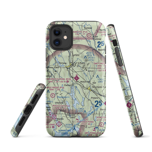 Oxford County Regional Airport (81B) VFR Sectional  Tough iPhone Case