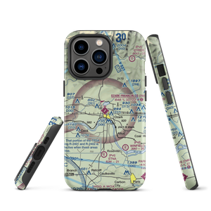 Ozark Franklin County Airport (7M5) VFR Sectional  Tough iPhone Case