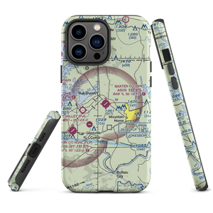 Ozark Regional Airport (BPK) VFR Sectional  Tough iPhone Case