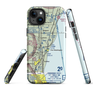 Ozaukee Airport (9WN3) VFR Sectional  Tough iPhone Case