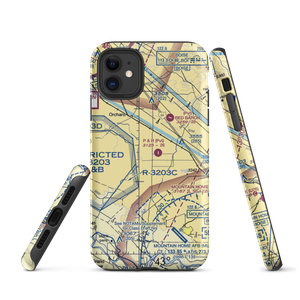 P And R Field (ID26) VFR Sectional  Tough iPhone Case