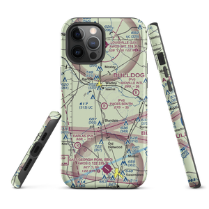 Paces South Farms Airport (82GA) VFR Sectional  Tough iPhone Case