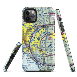 Page Field (FMY) VFR Sectional  Tough iPhone Case