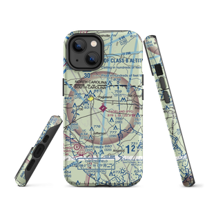 Pageland Airport (PYG) VFR Sectional  Tough iPhone Case