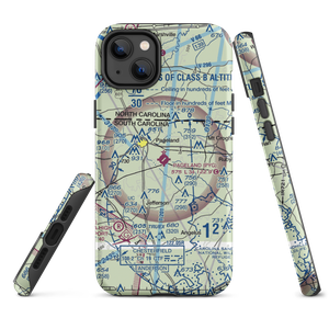 Pageland Airport (PYG) VFR Sectional  Tough iPhone Case