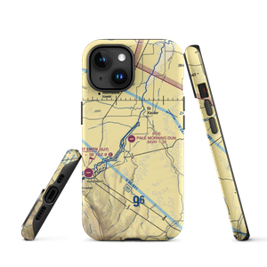 Pale Morning Dun Ranch Airport (9MT0) VFR Sectional  Tough iPhone Case