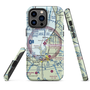 Palm Beach County Glades Airport (PHK) VFR Sectional  Tough iPhone Case