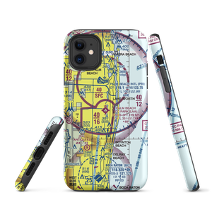 Palm Beach County Park Airport (LNA) VFR Sectional  Tough iPhone Case