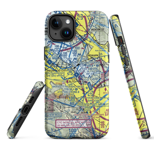 Palo Alto Airport of Santa Clara County (PAO) VFR Sectional  Tough iPhone Case