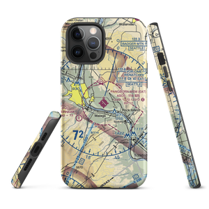 Pangborn Memorial Airport (EAT) VFR Sectional  Tough iPhone Case