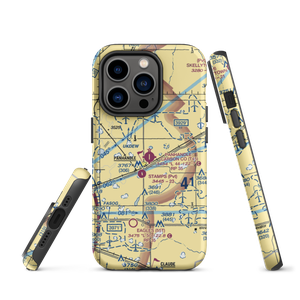 Panhandle Carson County Airport (T45) VFR Sectional  Tough iPhone Case