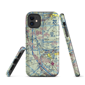 Panther Creek Airport (17GA) VFR Sectional  Tough iPhone Case