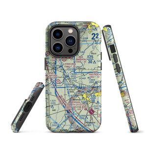 Panther Creek Airport (17GA) VFR Sectional  Tough iPhone Case