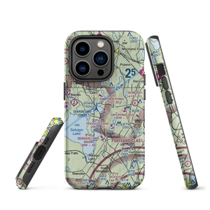 Panther Pond Seaplane Base (ME09) VFR Sectional  Tough iPhone Case