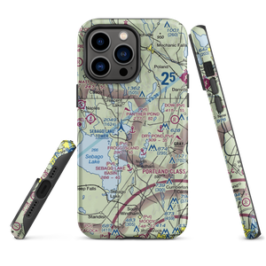 Panther Pond Seaplane Base (ME09) VFR Sectional  Tough iPhone Case
