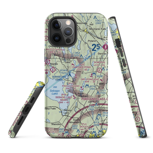 Panther Pond Seaplane Base (ME09) VFR Sectional  Tough iPhone Case