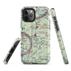 Paoli Municipal Airport (I42) VFR Sectional  Tough iPhone Case