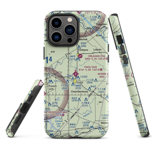 Paoli Municipal Airport (I42) VFR Sectional  Tough iPhone Case