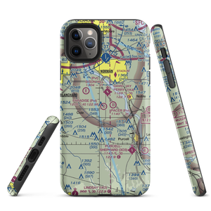 Paradise Air Haven Airport (39OK) VFR Sectional  Tough iPhone Case