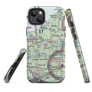 Paradise Airport (NY42) VFR Sectional  Tough iPhone Case