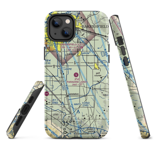 Paradise Lakes Airport (7CA2) VFR Sectional  Tough iPhone Case