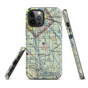 Paradise Lakes Airport (7CA2) VFR Sectional  Tough iPhone Case