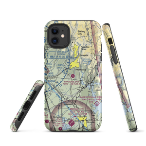 Paradise Skypark Airport (CA92) VFR Sectional  Tough iPhone Case