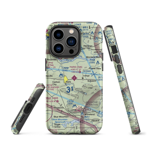 Paris Municipal Airport (7M6) VFR Sectional  Tough iPhone Case