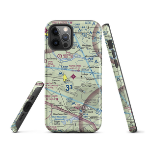 Paris Municipal Airport (7M6) VFR Sectional  Tough iPhone Case