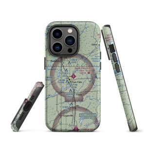 Park Falls Municipal Airport (PKF) VFR Sectional  Tough iPhone Case