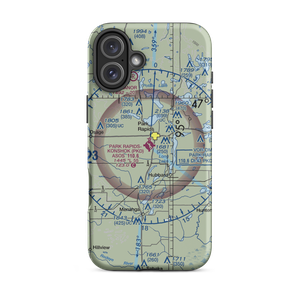 Park Rapids Municipal Konshok Field (PKD) VFR Sectional  Tough iPhone Case