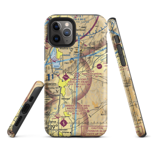 Parker Carson Airport (25NV) VFR Sectional  Tough iPhone Case