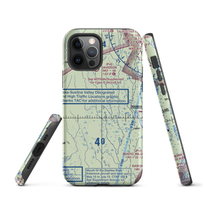 Parker Lake Airport (0AK3) VFR Sectional  Tough iPhone Case