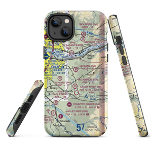 Parrett Mountain Airport (28OR) VFR Sectional  Tough iPhone Case